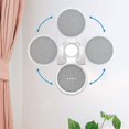 thumbnail image 4 of Support Mural Blanc Gain de Place pour Google Home Mini et Nest Mini (2e Gén) avec Agencement Intelligent des Cordons, 4 of 6