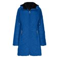 thumbnail image 5 of qucoqpe Women's Fashion Quilted Puffer Jacket Solid Color Hooded Long Sleeve Winter Coat for Women, 5 of 6