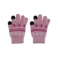 thumbnail image 3 of Grand Sierra Girl's One Size Snowflake Pattern Touchscreen Gloves, 3 of 4