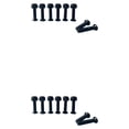 thumbnail image 2 of ZheElen Ensemble de Clous de Pont pour Planche à Roulettes Pièces de Rechange Outils de Longboard Quincaillerie Vis d'Embarquement Professionnelles Fournitures Noir 25mm 2Ensemble, 2 of 6
