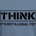 thumbnail image 3 of CafePress - Think: It's Not Illegal T Shirt - Mens Comfort Colors Shirt, 3 of 5