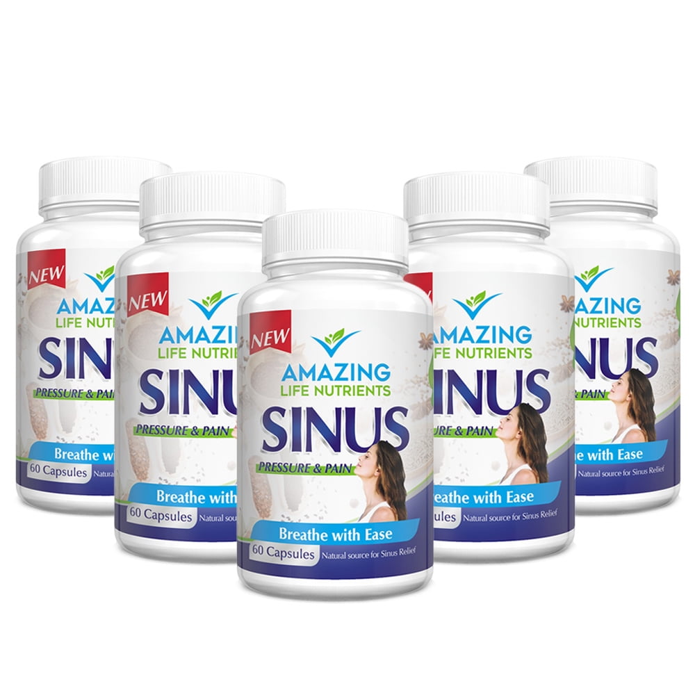 Natural Allergy Relief & Sinus Headache Booster Peppermint Supplement