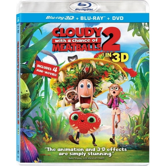 Cloudy With a Chance of Meatballs 2 (Blu-ray   Blu-ray   DVD)