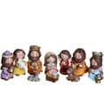 thumbnail image 1 of Figuras de la Sagrada Familia para la Natividad, Miniaturas del Pesebre, Estatua de Mesa, Niño Jesús Multicolor, 1 of 9