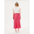 thumbnail image 4 of Satin High Waist Maxi Skirt, 4 of 4