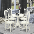 lifeboombiulife Antique Kitchen Set Contains a Round Dining Room Table