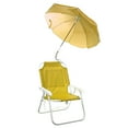 thumbnail image 3 of Kids Beach Chair, Outdoor Folding Chairs, with Removable Beach Umbrella, Chairs Sunshade for Children Outdoor Garden Beach Patio Use, 14.57*11.81*18.5inch, 3 of 7