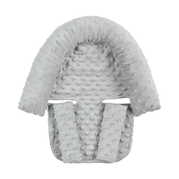Recién nacido Almohada de apoyo universal para bebés Cojín de apoyo para el cuello Reposacabezas Reposacabezas Soporte para el cuerpo gris