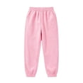 thumbnail image 3 of Enridrech Sweatpants for Girls Elastic Waisted Joggers Fall Winter Casual Soft Slim Leg Jogger with Pockets, 3 of 5