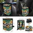 thumbnail image 4 of KUIFORTI Boho Car Accessories Set Sunflower Car Seat Covers Full Set for Women Steering Wheel Cover and Seat Belt Covers Rearview Mirror Cover Cup Mats Key Chain Car Trash Bag, 4 of 7