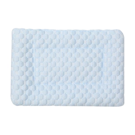 Pet Cooling Mat for Hamster and Rabbit Cages, Rabbit Cooling Mat, for Small Animals, Foldable Heat Absorbing Pad Suitable for Travel and Home _ #03 _ Blue _ S _ 6"x8"
