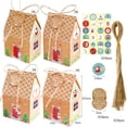 thumbnail image 2 of Regalo De Cuenta Regresiva De Navidad Con 24 Pegatinas Digitales Y Cuerda De Cáñamo Papel Kraft Cookie Candy Bag Suministros De Fiesta De Navidad Para Galletas Y Chocolate sonducket HA045218-02, 2 of 6