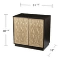 thumbnail image 2 of SEI Furniture Edgevale Anywhere Engineered Wood Accent Cabinet in Brown/Cream, 2 of 5