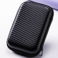 thumbnail image 4 of 2PCS 2.5-Inch Hard Drive Case – EVA Storage Bag for Earphones, Chargers, Cables & Electronics (15*10*4.5cm straw mat pattern), 4 of 5