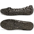 thumbnail image 4 of Ecetana Womens Jelly Sandals Ballet Shoes Lightweight Hollow Out Summer Beach Sandals, 4 of 7