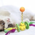 thumbnail image 1 of Pelota de persecución para gatos, juguete de enriquecimiento, suministros para mascotas, rodillo de entrenamiento, juguete interactivo para gatos,, 1 of 8