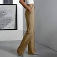thumbnail image 5 of Qingpeng Womens Dress Pants Striped Business Casual High Waisted Stretchy Slacks Pull On Straight Leg Work Office Trousers, 5 of 6