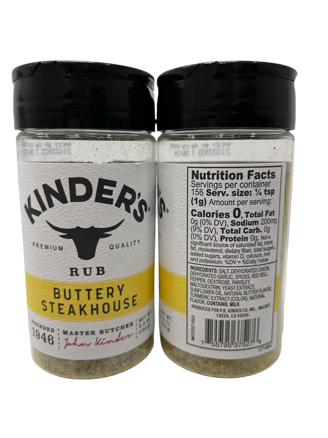 Kinders Seasoning & Rub Bundle: Recipe Card, Woodfired Garlic, Buttery ...