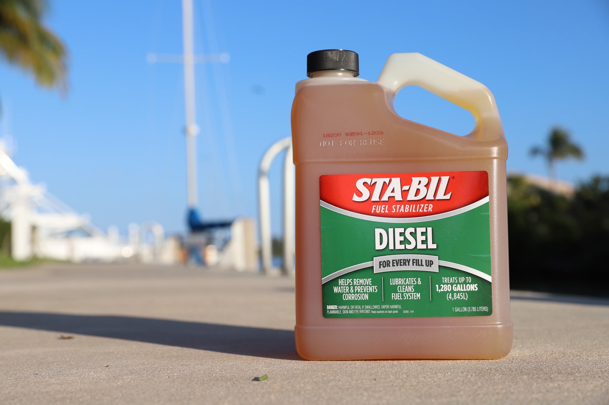 (6 pack) STA-BIL Diesel Fuel Stabilizer and Performance Improver - Keeps Diesel Fresh for up to 12 Months - Treats 1,280 Gallons, 1 Gallon, 128 fl. oz. (22255)