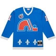 thumbnail image 2 of Men's Mitchell & Ness Owen Nolan Blue Quebec Nordiques  1992/93 Blue Line Player Jersey, 2 of 6