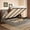 Gray, variant on Einfach Queen Bed Frame with Hydraulic Lift Storage, Corduroy Upholstered Wingback Headboard, Under-Bed Storage, Black