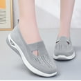 thumbnail image 2 of Orthopedic Slip-On Sneakers for Women Wide Width, Breathable Non-Slip Work Shoes for Nursing & Food Service, Lightweight Walking Shoes with Arch Support - Ideal Christmas/Birthday Gift, 2 of 8