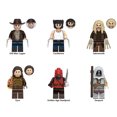 thumbnail image 1 of Figuras de Bloques de Construcción: Set de 6 Héroes y Logan, Juguetes de Acción Coleccionables para Niños, 1 of 7