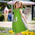 thumbnail image 5 of Haiem golf ball Printed Girls Nightgowns Sleepwear Short Sleeve Pajama Dress Soft Princess Sleepshirt for 3-12 Years Kids Kids Homewear-Medium, 5 of 6