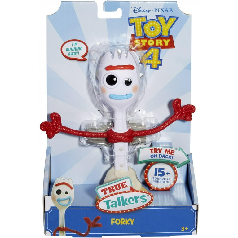 Disney Pixar Toy Story True Talkers Forky Figure with 15+ Phrases