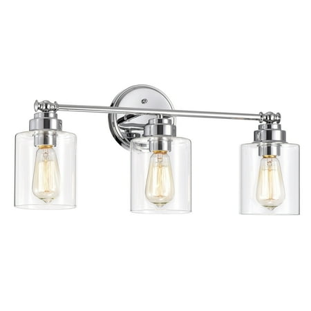 

Chloe Lighting 3-light Bath/ Vanity Light Chrome Chrome Polished