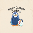 thumbnail image 4 of Inktastic Happy Birthday, Daddy Cute Penguins Boys or Girls Baby T-Shirt, 4 of 5