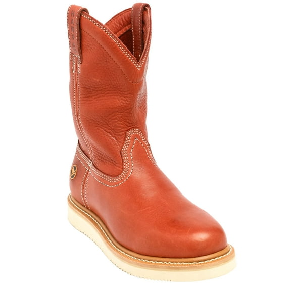 Hawx Work Gear Men's 10" Grade Work Boot Soft Toe Red 8 EE  US