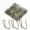 Antique Brass, variant on 120 Pack Drapery Hooks Pins for Curtains, Metal Pinch Pleat Hooks with Clear Box 1.2 Inch for Window Door and Shower Curtain(Antique Brass)