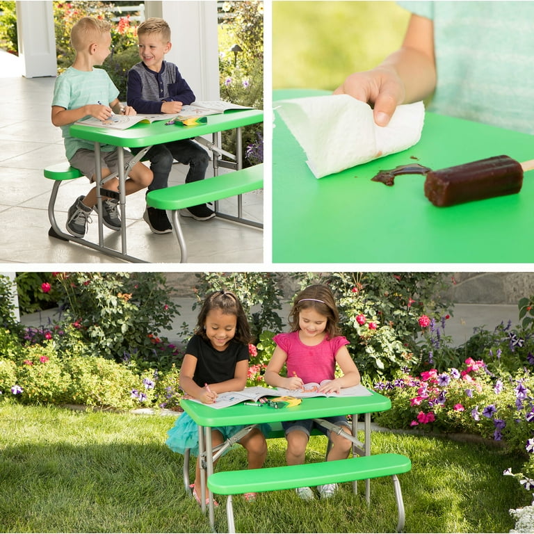 Lifetime Children's Polyethylene Picnic Table , Spring Green