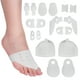 thumbnail image 2 of 9 pares/juego de correctores de juanete y valgo para aliviar el dolor, separadores y enderezadores para la alineación de los dedos, 2 of 15