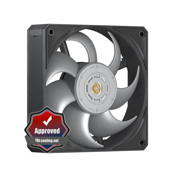 PCCOOLER CPS F9 R120 High-Speed 120mm Industrial Case Fan, 3-Phase 6-Slot Motor, NSK Daul Ball Bearing, LCP Material, 4-Pin PWM PC Fans w/ 3 Modes up to 3000RPM, Anti-Vibration Pads, Black