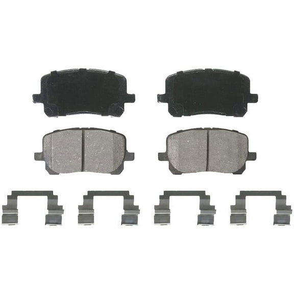 Front Brake Pad Set - Compatible with 2003 - 2008 Toyota Corolla 2004 2005 2006 2007