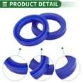 thumbnail image 5 of Universal Oil Seal UN Lip Seal Ring Rotary Shaft Seal 40x55x10mm High Pressure TPU Blue 5 Pcs, 5 of 7