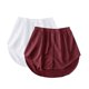 thumbnail image 1 of Gibobby faldas cargo moda para mujer, camisa versátil, suéter, falda superpuesta, mitad inferior y minifaldas para mujer, 2PC faldas(Blanco+Rojo, L), 1 of 4