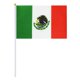 thumbnail image 1 of Banderitas de México de Mano MXhandFlag 10 Piezas 14x21cm, 1 of 4