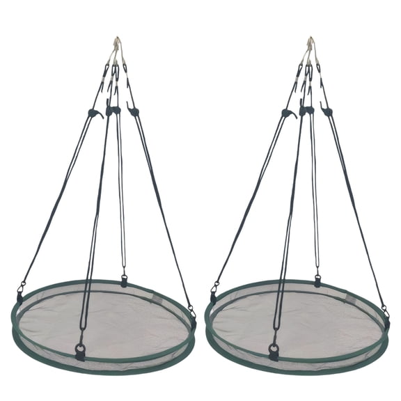 Hersfrd 2 Pack Bird Seed Catcher Trays Fabric Bird Feeder Outdoor Bird Feeding Accessory