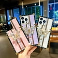 thumbnail image 6 of Cute Compatible with iPhone 15 Plus Case, Luxury Bling Butterfly Design with Foldable Stand Kickstand for Women & Girls, Flexible Shockproof Protective Case 6.7” (Purple), 6 of 12