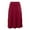 Red_002, variant on Long Skirts for Women Solid Lightweight Flare Midi Skirt Pull On Closure Plus Size High Waist Midi Skirt Red XXL