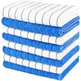 thumbnail image 1 of Dish Towels-8Pack, 18”x26”, Super Soft and Absorbent, Multi-Purpose Microfiber Kitchen Towels for Home, Kitchen-Grey/White, 1 of 8