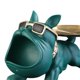 thumbnail image 3 of Estatua de perro para el hogar, figura de perro de resina, escultura, arte de mesa, decoración, artículos diversos, llave Verde, 3 of 3