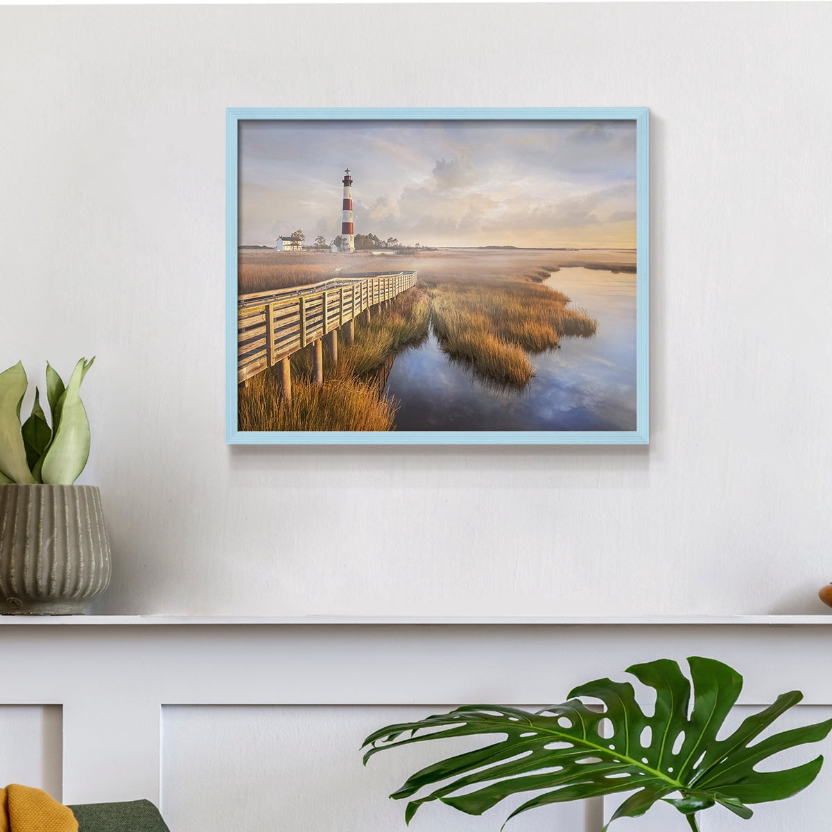 Private Path II by Mike Calascibetta - Restickable Framed Giclée Print
