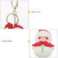 thumbnail image 3 of GOOHOCHY Christmas Snowman Keychain Multi Colored 1Set 2.4x1.8x1.2in, 3 of 8
