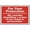 Warning Sign 3, variant on Shipping & Receiving In Rear Sign, Aluminum Tin Warning Signs for Home Outdoor Garden 8"x12", High Visibility Directional Sign for Warehouse