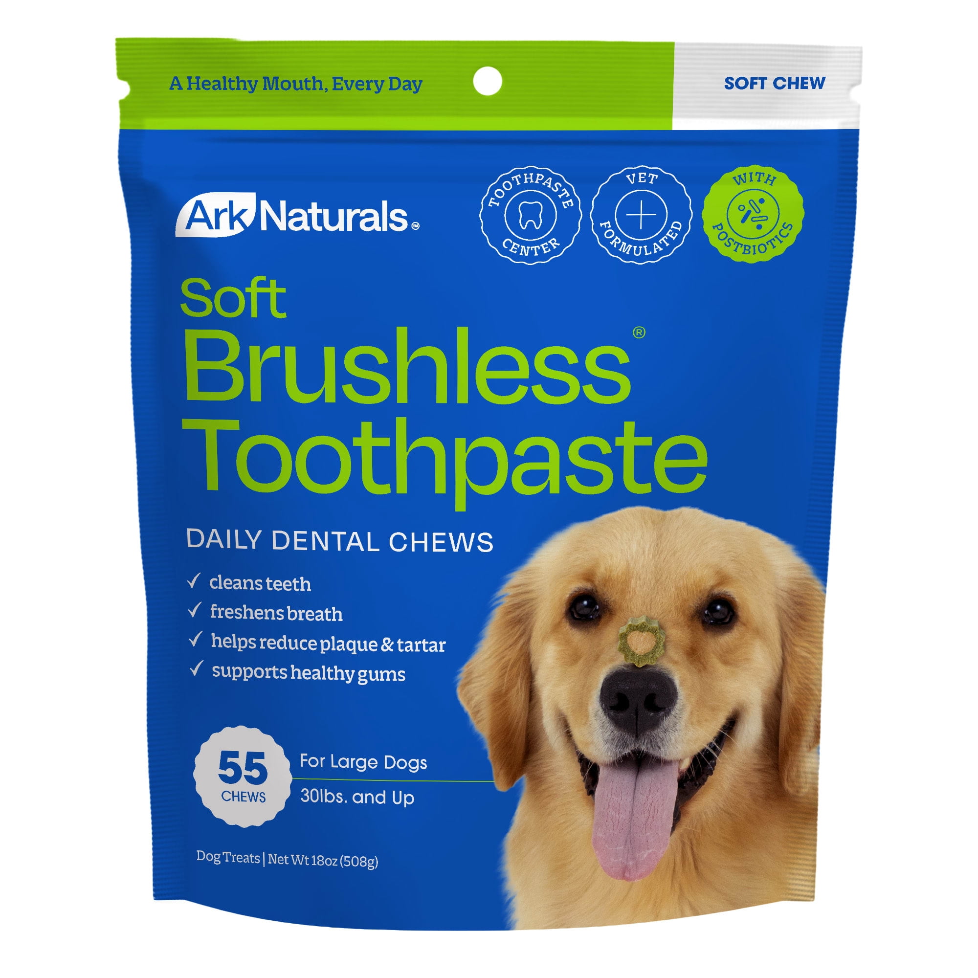 Ark Naturals Soft Brushless Toothpaste for Dogs Large 18 oz.