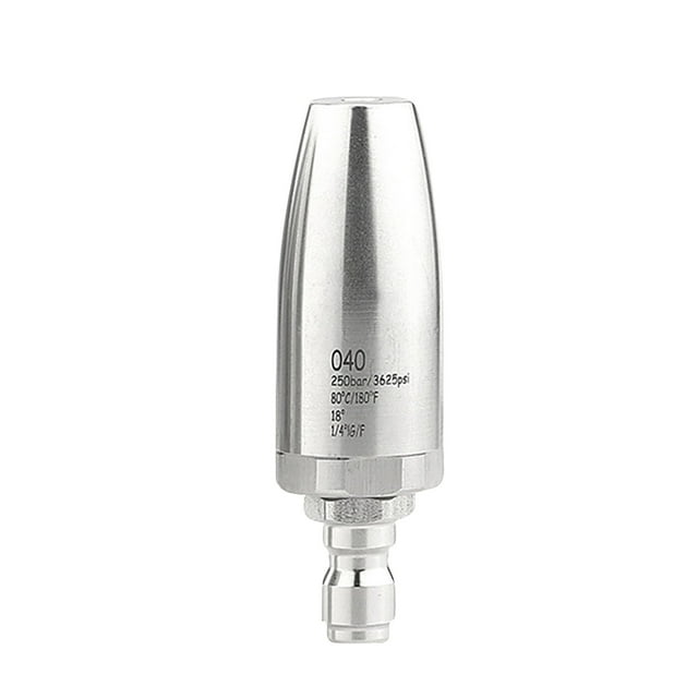 Buse de Tuyau d'Eau en Acier Inoxydable pour Nettoyeurs de Voiture Haute Pression, Rotation à 360°, Résistant aux Taches, Caractéristiques 30 35 40